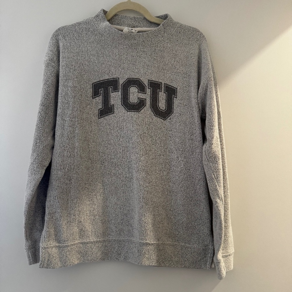 TCU Mockneck Sweater Size Small